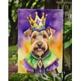 thumbnail image 3 of Welsh Terrier King of Mardi Gras Garden Flag 11.25 in x 15.5 in, 3 of 5