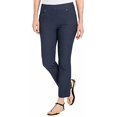 thumbnail image 2 of Hilary Radley Womens Pull On Ankle Pant (Indigo, Large), 2 of 3