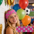 thumbnail image 5 of Fitness Headwrap Fitness Headwrap Soccer Headband Football Sweat Band Sports Bandana Workout Headband forWomen Men Athletic Moisture Wicking Multiple Colors Hot Soccer Headband, 5 of 5