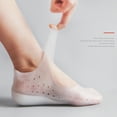 thumbnail image 4 of 1 Pair Invisible Height Lift Heel Pad Sock Liners Increase Insole Silicone for Women Men, 4 of 7