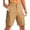 Camel, variant on Zimjoy Hiking Cargo Shorts for Men 9" Lightweight Outdoor Shorts Men Trip Golf Camping Casual with 5 Zipper Pockets Black XL