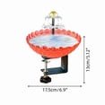thumbnail image 3 of Aufmer Courtyard Backyard Decor Mini Solar Bird Bath Metal Basin Fountain Automatic Water Circulation Design Outdoor Bird Feeding Landscape Ornament For Yard Layout, 3 of 5