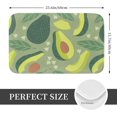 thumbnail image 2 of Front Door Mat Avocado Bedroom Entryway Rug Non-Slip Washable Indoor Carpet Doormat Decorative Low Profile Area Rug for Home Living Room Bedroom Laundry Floor Decor, 24 x 16 Inch, 2 of 7