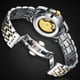thumbnail image 4 of Relojes Reloj de pulsera mecánico automático para hombre | Correa de cuero | Movimiento dorado | Esfera esqueletizada de 45 mm | Resistente al agua y a los arañazos | Regalo elegante para, 4 of 6