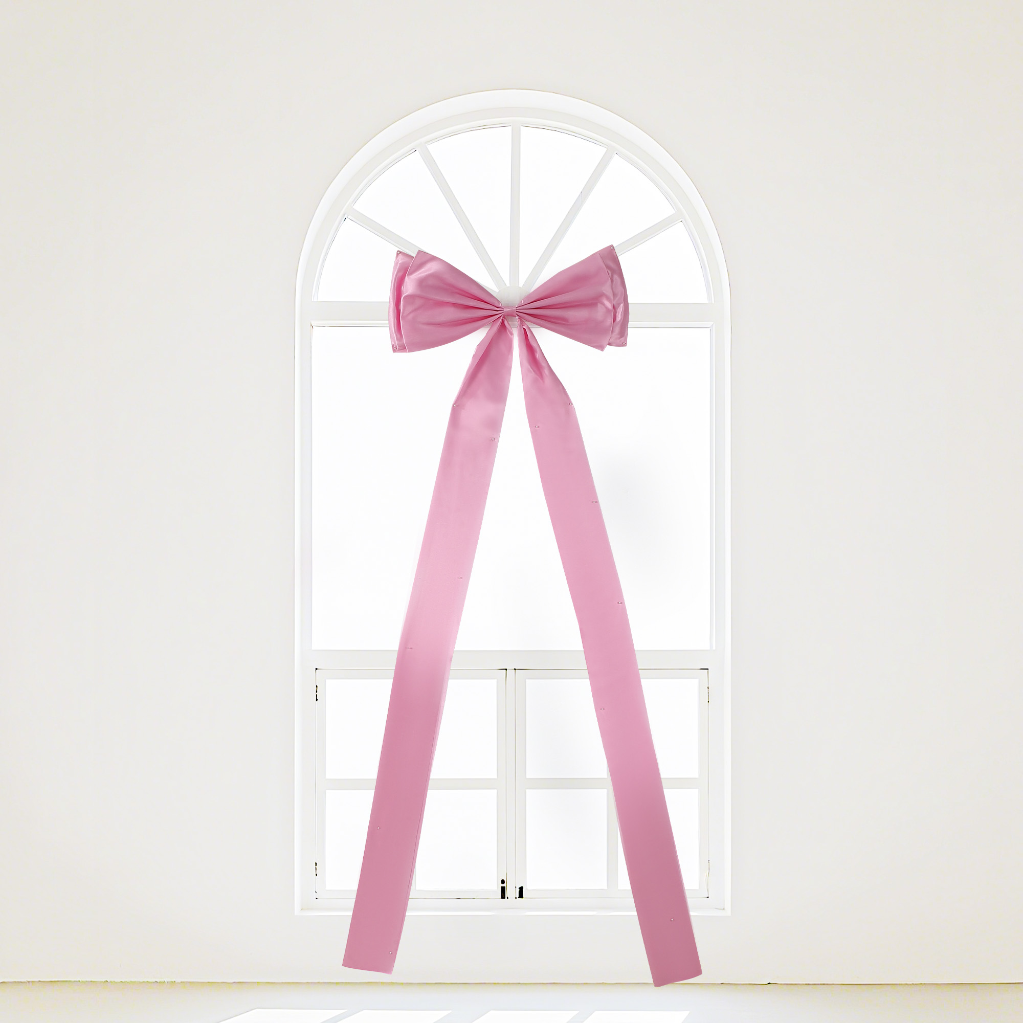 Large Satin Bow Decor, Oversized Bow Birthday Party Decorations, Big Pink Bows Coquette Party Background, Large Satin Ribbon Bow Hanging Decor for Bachelorette Baby Shower Bridal Shower Wedding