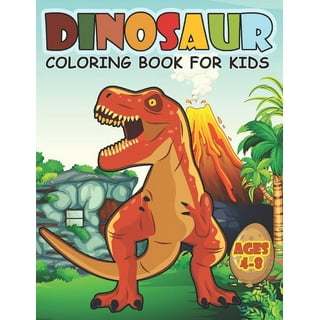 Dragon Coloring Book For Kids Ages 4-8 : Fun Activity Book for Kids with  Over 50 Coloring Pages of Cute Dragons & Magical Castles - A Big Dragon
