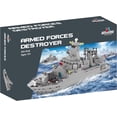 thumbnail image 3 of Navy Destroyer Building Block Set - 533 Pieces - Building Block Set for Kids and Adults - Compatible with All Building Bricks, 3 of 3