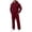 A Wine, variant on Two Piece Lounge Sets for Men Fall Winter Tracksuit Long Sleeve Hoodie Drawstring Jogger Pants Matching Sets Vacation Travel Outfits