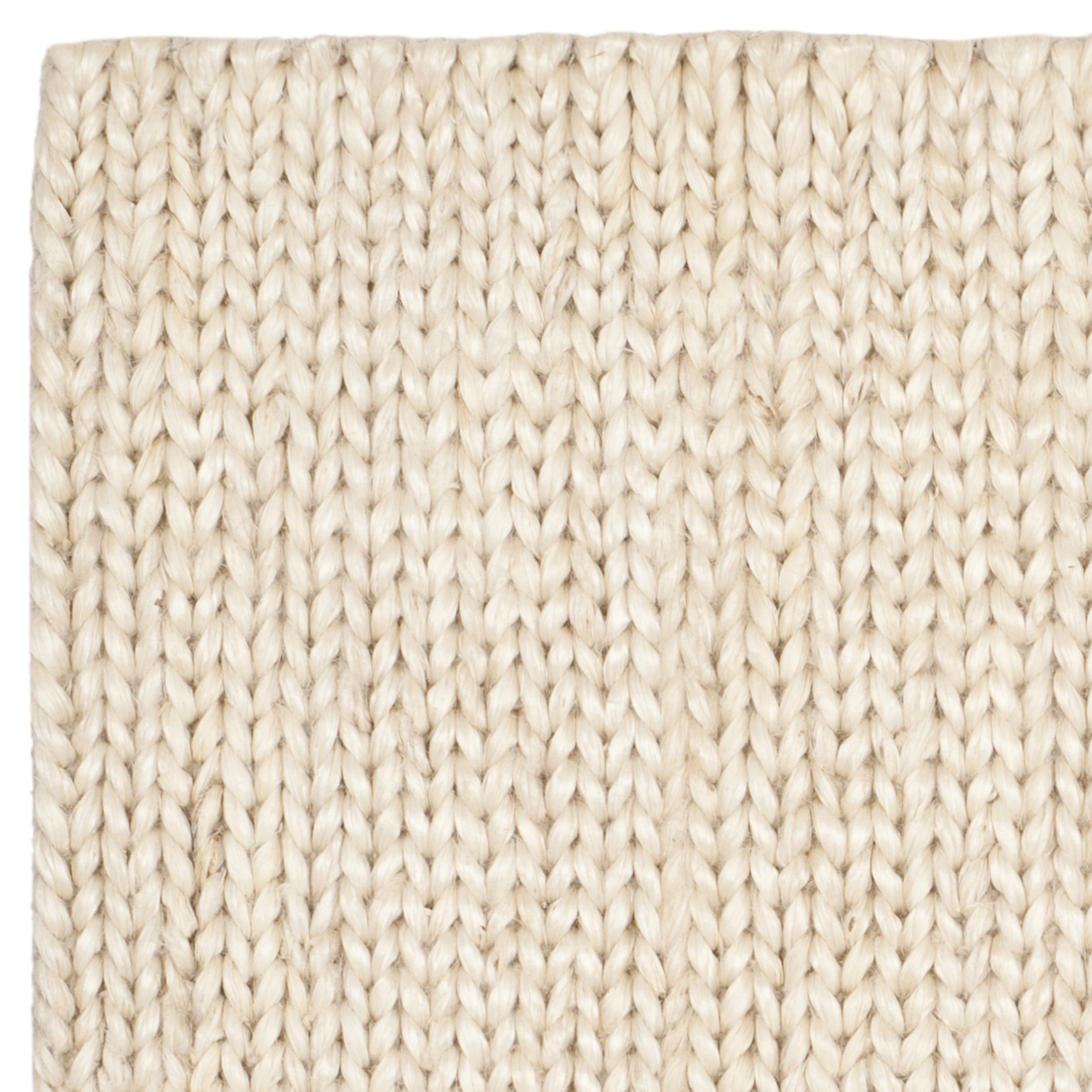 SAFAVIEH Natural Fiber Robbie Braided Jute Area Rug, Ivory, 6' x 9'