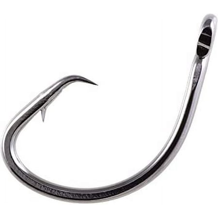 UPC: 0054831000777 | Owner Hooks Mutu Circle Hook Chrome Size 5/0 4 Pack 5163-151