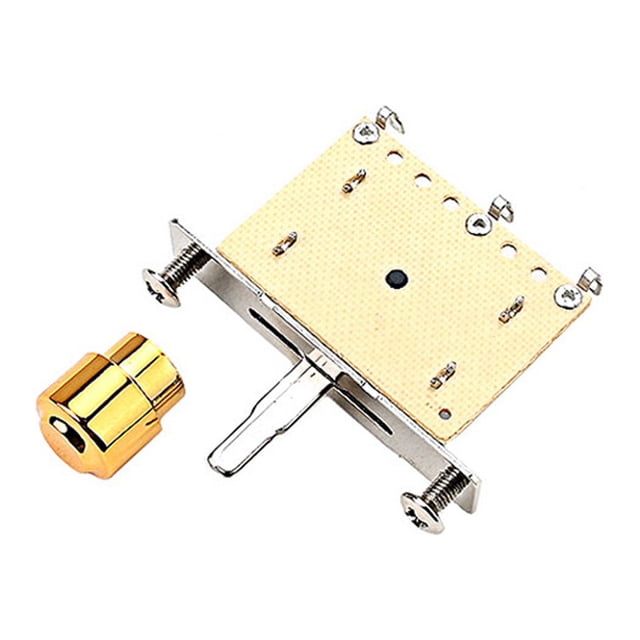 VONKY Pickup Switch Handy Installation Instrument Accessories Level Controller Exquisite Replaced Part Guitar Supplies Knob Switches Gold GN203