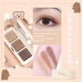 thumbnail image 2 of Paleta de sombras de ojos HUOGUO Milk Cu Be Sugar, 3 colores mate, 2 of 2