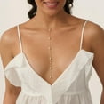 thumbnail image 4 of Sunyuer Pearl Necklace: 14K Gold-Plated Pearl Necklace for Women 16.5” + 2”, 4 of 5