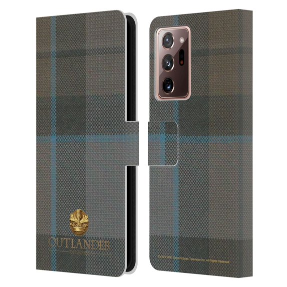Head Case Designs Officially Licensed Outlander Tartans Mackenzie Leather Book Wallet Case Cover Compatible with Samsung Galaxy Note20 Ultra / 5G