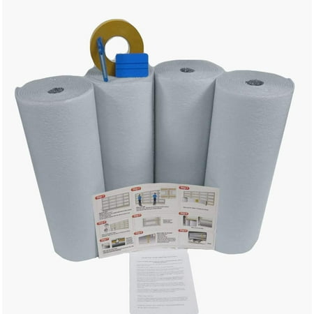 

Super Shield Reflective White Foam Core Garage Door Insulation Kit 6ft and 7ft