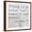 Brown Frame, variant on Art.com Inspirational Quote By Rumi On Earthy Background Art Print by nagib, Black Frame Wall Art, 21" x 21"