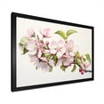 thumbnail image 2 of Designart "Dreaming In Apple Blossom Minimalism I" Apple Blossom Picture Framed Wall Decor, 2 of 5