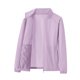 thumbnail image 4 of Abrigo y chaquetas casuales de manga larga sin capucha para mujer, abrigo deportivo liso informal de manga larga con cremallera, resistente al sol, de alta elasticidad, de nailon., 4 of 7