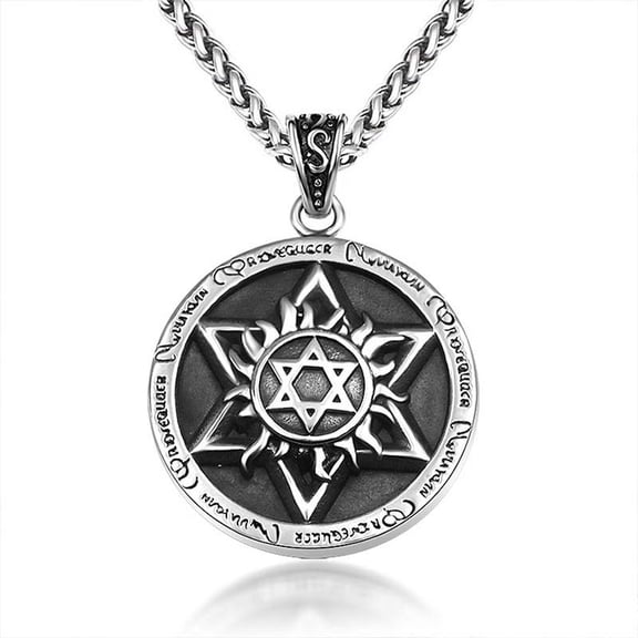 Talisman Seal Solomon Six-pointed Star Pendant