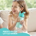 thumbnail image 2 of Fijinhom 12oz Kids Water Bottle with Straw, Stainless Steel, BPA-Free, Leak-Proof, Vacuum Insulated for School or Travel,Green, 2 of 7