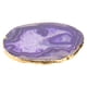 thumbnail image 2 of Posavasos de ágata natural con forma de rebanada para mesa de comedor, adorno de piedra para taza, 2 of 7