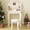White, variant on 2 in 1 Kids Makeup Vanity with Mirror & 3-Color LED Lights, Girls Pretend Play Vanity Set, Princess Makeup Desk & Chair Set with Drawer & Cute Bow Print for Girls Toddler, White