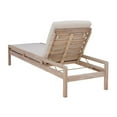 thumbnail image 5 of Afuera Living Modern Outdoor Wood Single Chaise Lounger in Natural, 5 of 14