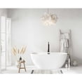 thumbnail image 2 of Elegant Kitchen & Bath BT30359GW-MBK 59 in. Bathtub with Matte Black Trim - Glossy White, 2 of 8