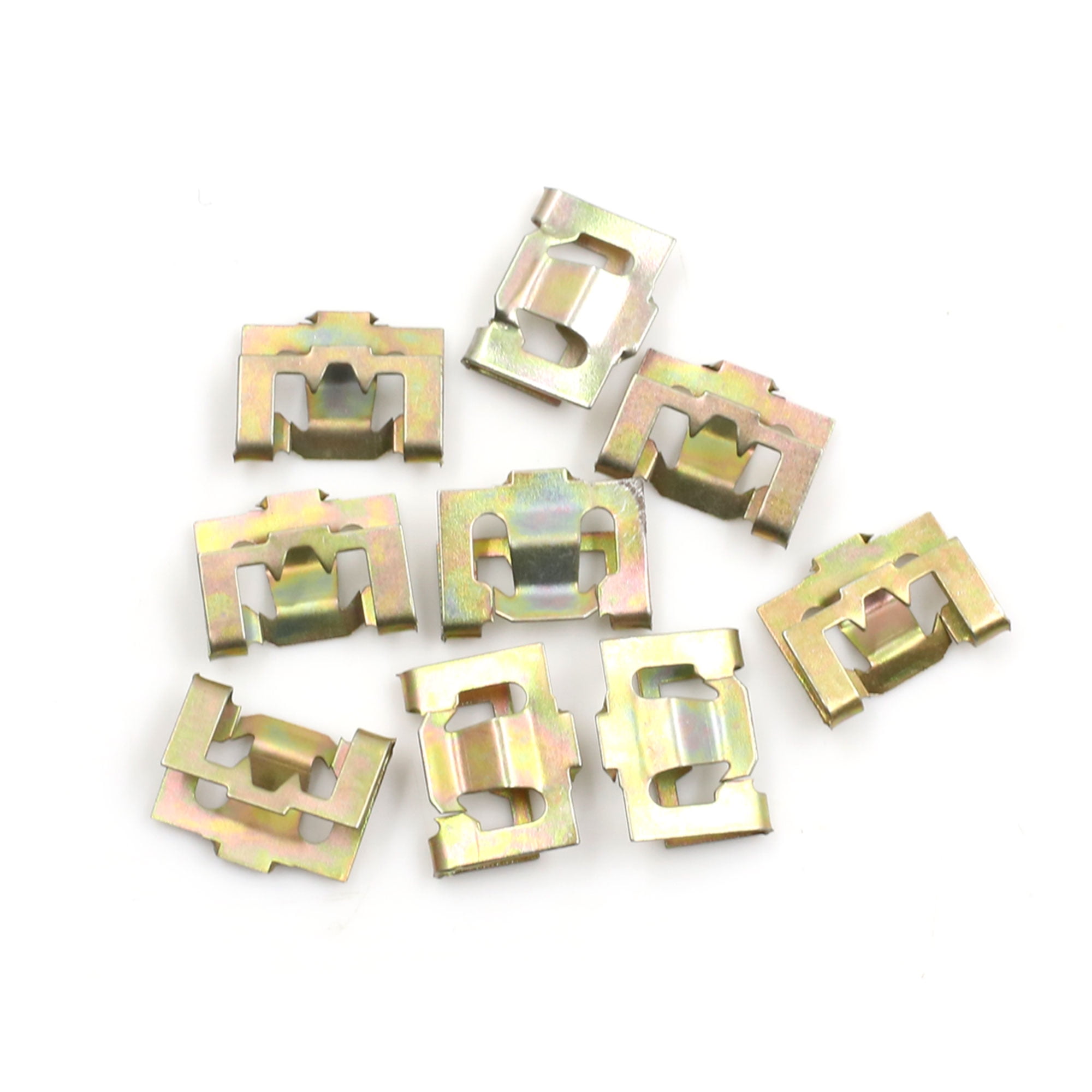 Car Dashboard Retainer Console Panel Metal Fastener Clips 20.5 x 16mm