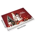 thumbnail image 2 of Lunxisen 3 Pcs Christmas Kitchen Rug and Mat Set Winter Welcome Absorbent Anti Fatigue Winter Bathroom Mat Non Slip Washable Rug for Xmas Party Decor, 2 of 9