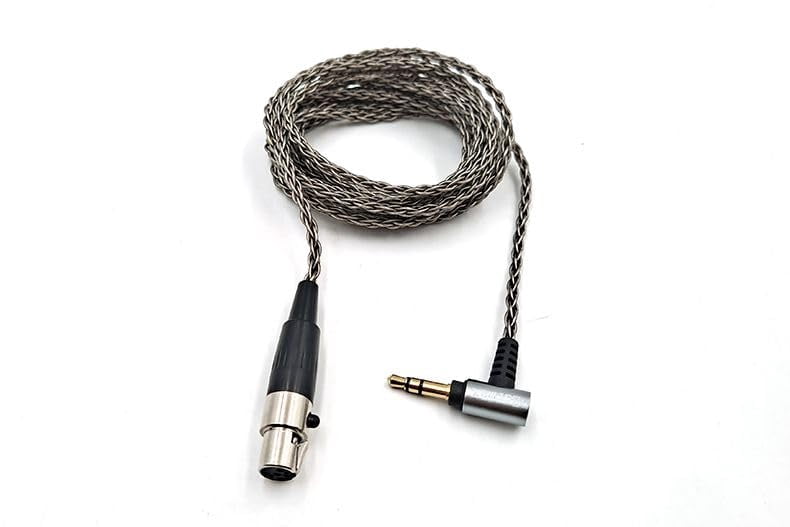 6-Strand 3.5mm to 4-Pin MiniXLR OCC Silver Plated Cable Compatible with AKG K371BT Headphone