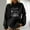 Black, variant on Amzcrzy Hoodies for Women Christmas Hoodie Women's Fashion Printing Long Sleeve Pocket Pullover Shirt Blouse Hooded Sweatshirts Pullover Hoodie Women's Sweatshirts and Hoodies L