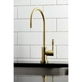 thumbnail image 4 of Kingston Brass KS8197NKL Nustudio Single-Handle Cold Water Filtration Faucet, Brushed Brass, 4 of 5