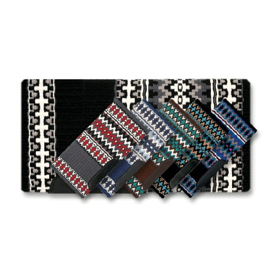 Mayatex Kiva Saddle Blanket 40x34 Black