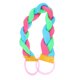 thumbnail image 1 of EeaseMX Toalla de baño multifunción de tiras largas, toalla de baño exfoliante, toalla de baño práctica, 4 hebras de colores mezclados, 1 of 8