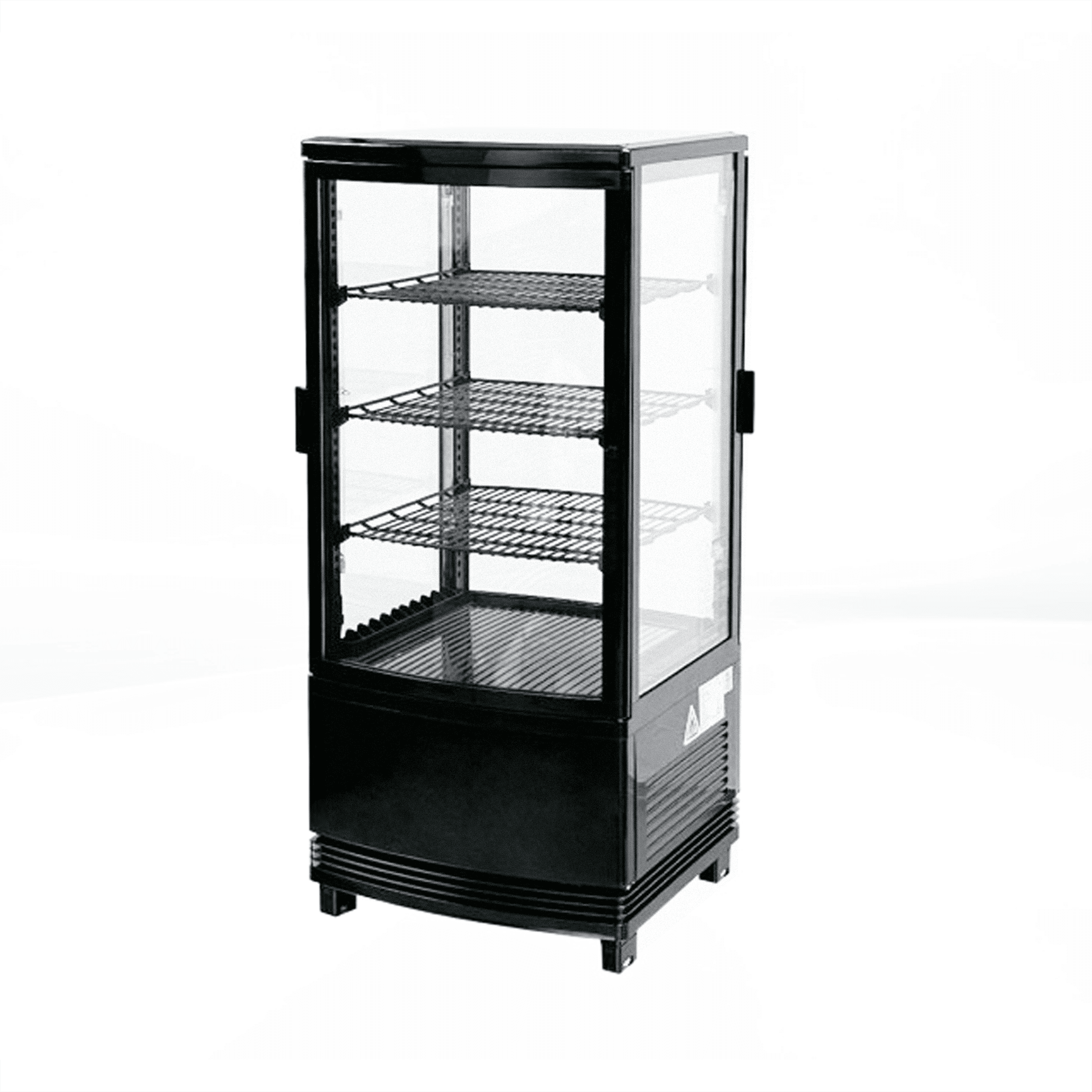 Cooler Depot 18" 2.8 cu.ft 3-Tier Glass Sided Countertop Display Refrigerator