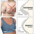 thumbnail image 4 of Mgmyaa Seamless Supportive Sports Bras for Women | Wirefree Yoga Bra with Detachable Pads | Moisture Wicking Gym Wear | Low Impact Breathable Seamless Bra Activewear, 4 of 4