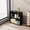 Black, variant on NEWSENDY 2 Shelf Bookcase Book Shelves Open Storage Cabinet Home Office Bedroom Furniture Small Freestanding Bookshelf, Wide Storage Organizer for Living Room, Open Display Rack for Home Office