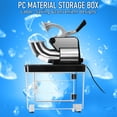 thumbnail image 3 of Aqzb Ice Crusher, 110V Commercial Ice Crusher 300kgs/h, 350W Electric Snow Cone Machine with Dual Blades,Stainless Steel Shaved Ice Machine for Family,Restaurants, Bars US Plug _Clearance Ice Crusher, 3 of 4