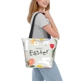 thumbnail image 2 of Balery Happy Easter Bolsa de Hombro con Diseño, Bolsa Grande y Duradera, Bolsa Versátil para Compras, 2 of 6