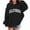 Black, variant on LUOGENLI Girl Hoodie Size 8 Girls Hoodies and Sweatshirts for Girls Cute Long Sleeve Pullover Sweatshirt for Kids Casual Comfortable Wear for Daily Activities Boys Hoodies Black Size 7-8 Years