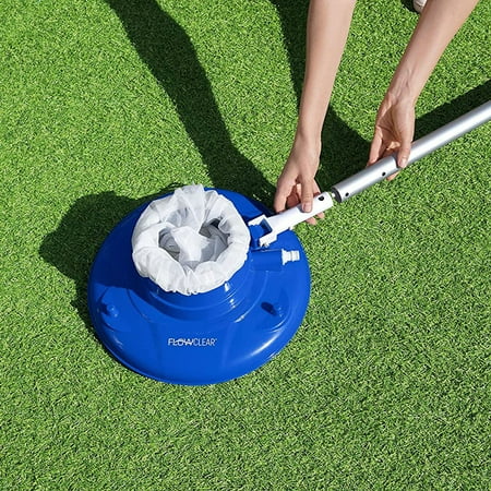 Bestway - Flowclear High Power AquaSuction Pool and Leaf Vacuum with Bag - Blue