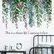 thumbnail image 1 of Adhesivo de Pared Extraíble con Diseño de Plantas Verdes Ks024 | Vinilo de Pvc para Dormitorio y Sala de Estar | Fácil de Despegar y Pegar | Arte Decorativo Impermeable para Paredes, Azulejos, Vidrio, 1 of 6