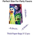 thumbnail image 6 of Inside Out Party Favor Bags Goodie Treat Candy Supplies Decorations Birthday Cake Topper Backdrop Banner, 6 of 7