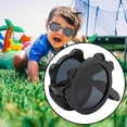 thumbnail image 6 of guohui Kids Foldable Sunglasses Folding Sunglasses Girls Boys Children Cute Gift Eyewear Glasses for Beach Outdoor Photo Props Party Black Gray, 6 of 9