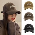 thumbnail image 5 of Outdoor Spring Summer Adjustable Cap Sun Protection UV Protect Letter Embroidered Sun Hat Baseball Hat Duck Tongue Cap Sunshade Hat GREY, 5 of 8