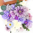 thumbnail image 1 of Flores artificiales para decoración de boda, ramo de novia, centros de mesa, decoración de flores, decoración del hogar, 1 of 5