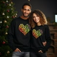 thumbnail image 2 of EcoLoom Raw Vegan Vegetable Garden Heart Midweight Crewneck Sweatshirt Navy-M, 2 of 4