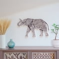 thumbnail image 2 of Eangee Elephant Wall Decor Gray, 2 of 5