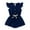 Blue, variant on THJRPQJFD Suits for Boys Size 14-16 Cute Baby Onesies Summer Outfit Baby Girls Button up Cotton Linen Romper Jumpsuit Fly Sleeve Solid Playsuit Clothes Lightweight Wear Toddler Girl Clothes 4t